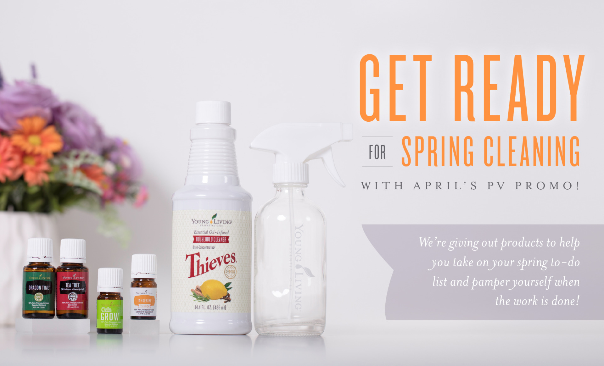 Get ready for spring cleaning with April’s PV promo! Young Living Blog