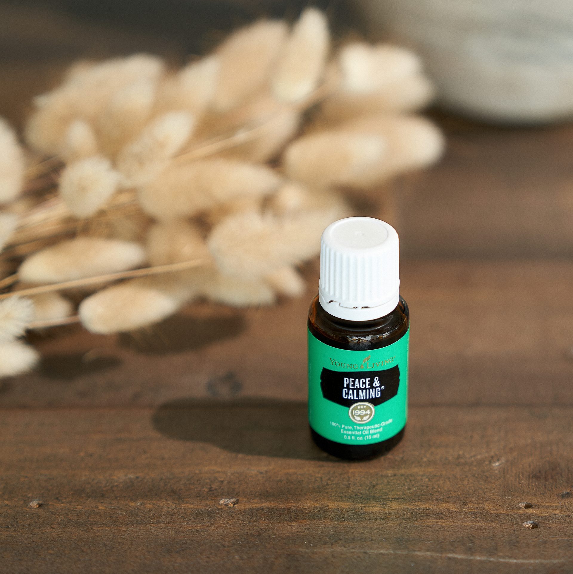 2020NovemberPVPromo_Peace & Calming 15 ml_Beauty_US Young Living Essential Oil Peace and Calming blend