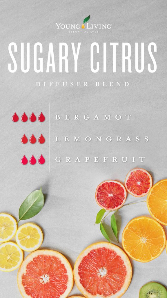 Sugary citrus essential oil blend