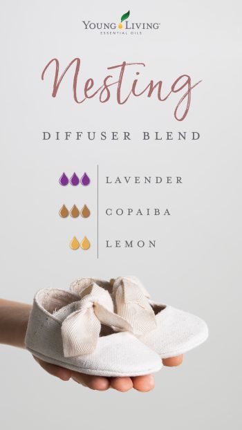 3 drops Lavender essential oil, 3 drops Copaiba essential oil, 2 drops Lemon essential oil