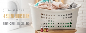 Essential oil laundry boost blends