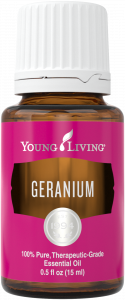 Geranium menggunakan minyak esensial Young Living