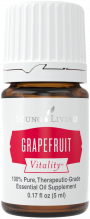 bottle of Grapefruit Vitality essential oil