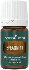 bottle of Spearmint essential oil
