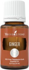 bottle of Ginger Essential Oil, a good essential oil for men