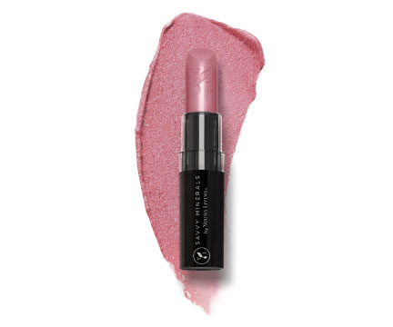 savvy minerals lipstick in wish 