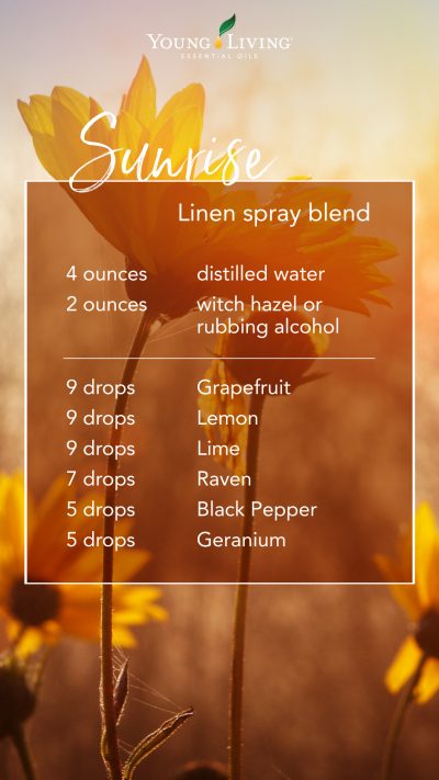 DIY linen spray recipe