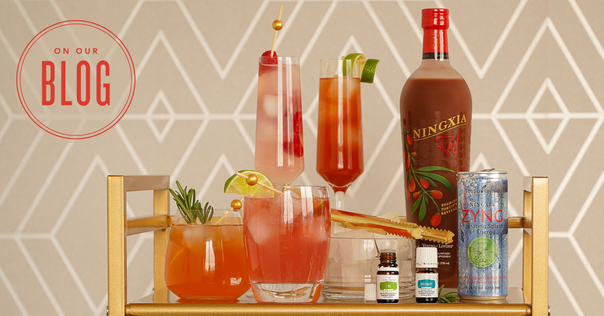 DIY Holiday Mocktails with Essential Oils Young Living Blog