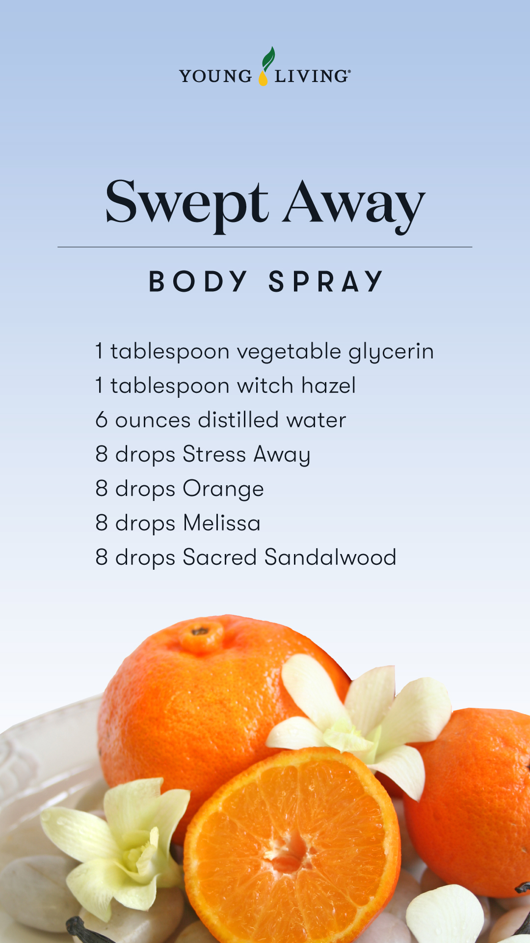 Swept Away body spray recipe - Young Living Lavender Life Blog 