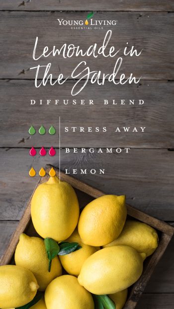 3 drops Stress Away 3 drops Bergamot 3 drops Lemon