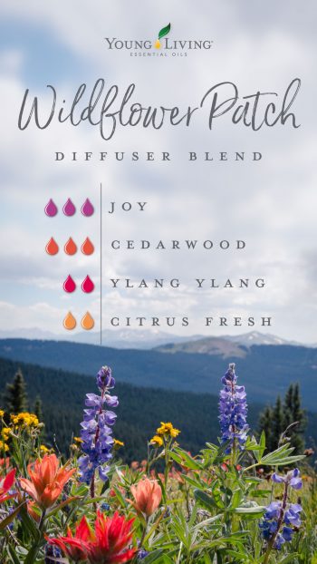 3 drops Joy 3 drops Cedarwood 2 drops Ylang Ylang 2 drops Citrus Fresh