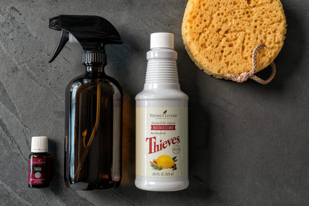 Use cassia for cleaning with thieves household cleaner