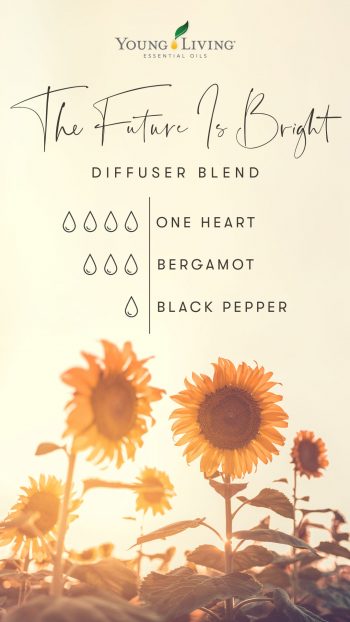 4 drops One Heart 3 drops Bergamot 1 drop Black Pepper