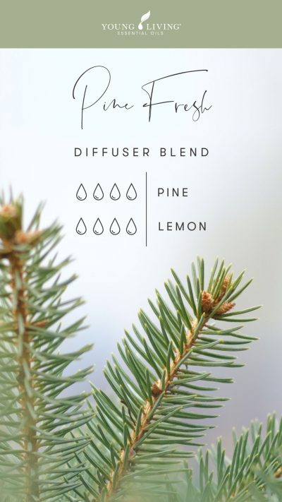 4 drops Pine 4 drops Lemon