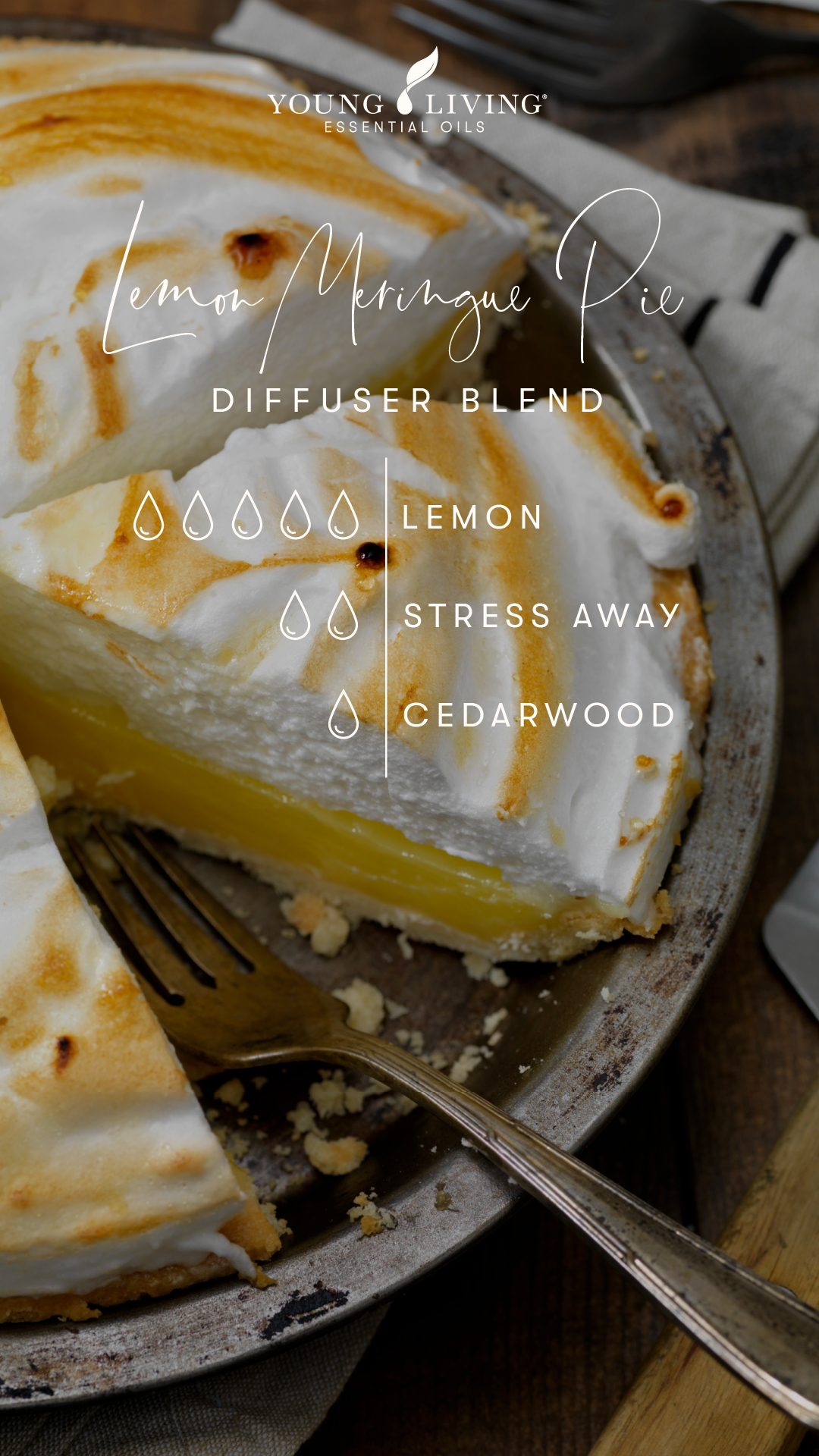 5 drops Lemon 2 drops Stress Away 1 drop Cedarwood