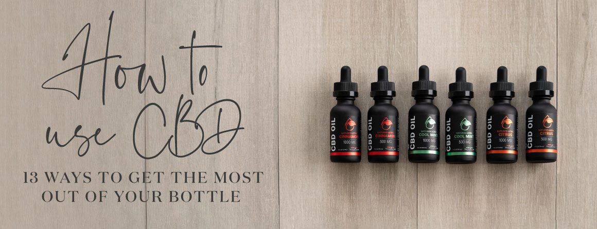 blog How to use CBD 13 ways to get the most out of your bottle Header US