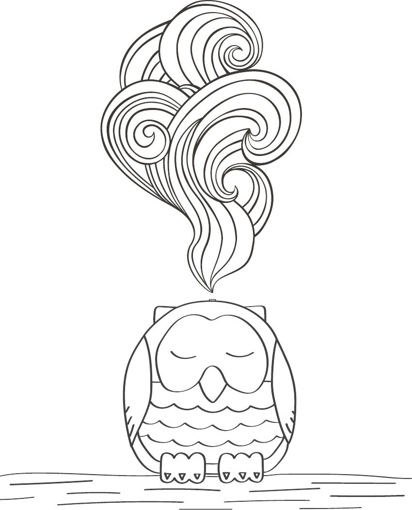 Advanced coloring page 1--Young Living Essential Oils Lavender Life Blog
