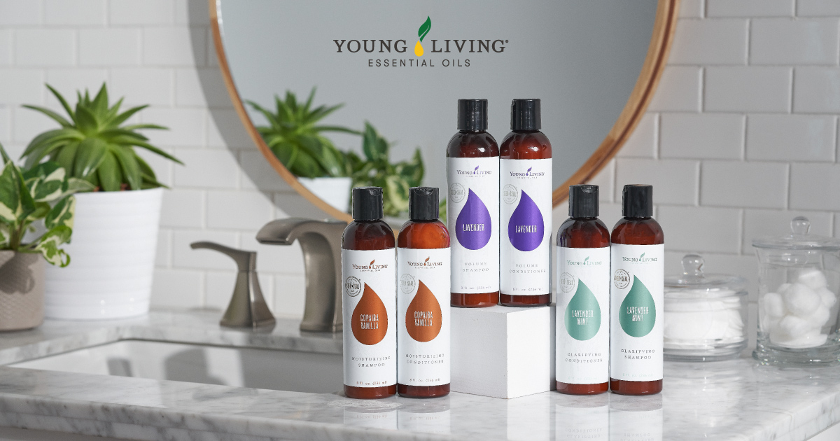 2021CleanHairCampaign_FB&TwitterMicrographic_Global_FINAL Young Living Essential Oils Shampoo and Conditioners