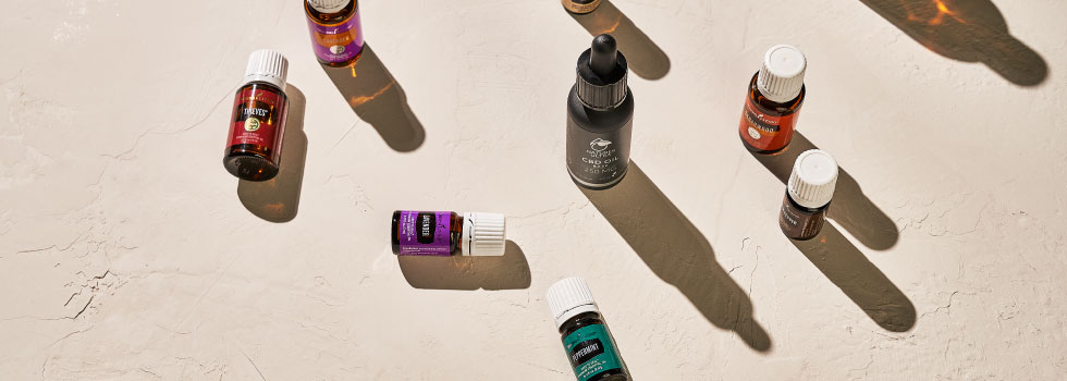 CBDoilbase blackpepper CBD Oil Base surrounded by essential oils - Young Living Essential Oils