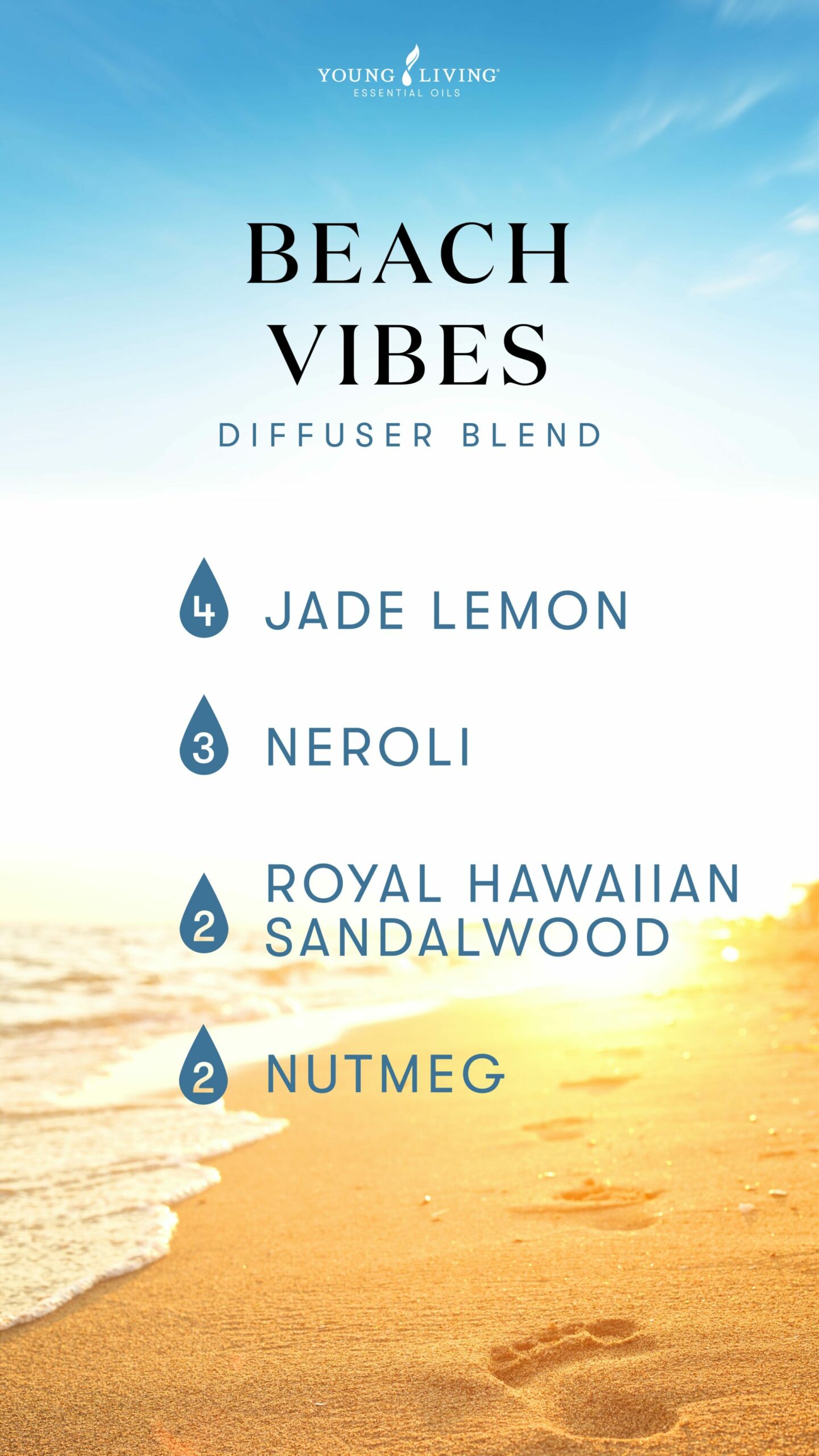 Beach Vibes Diffuser Blend - Young Living Lavender Life Blog 