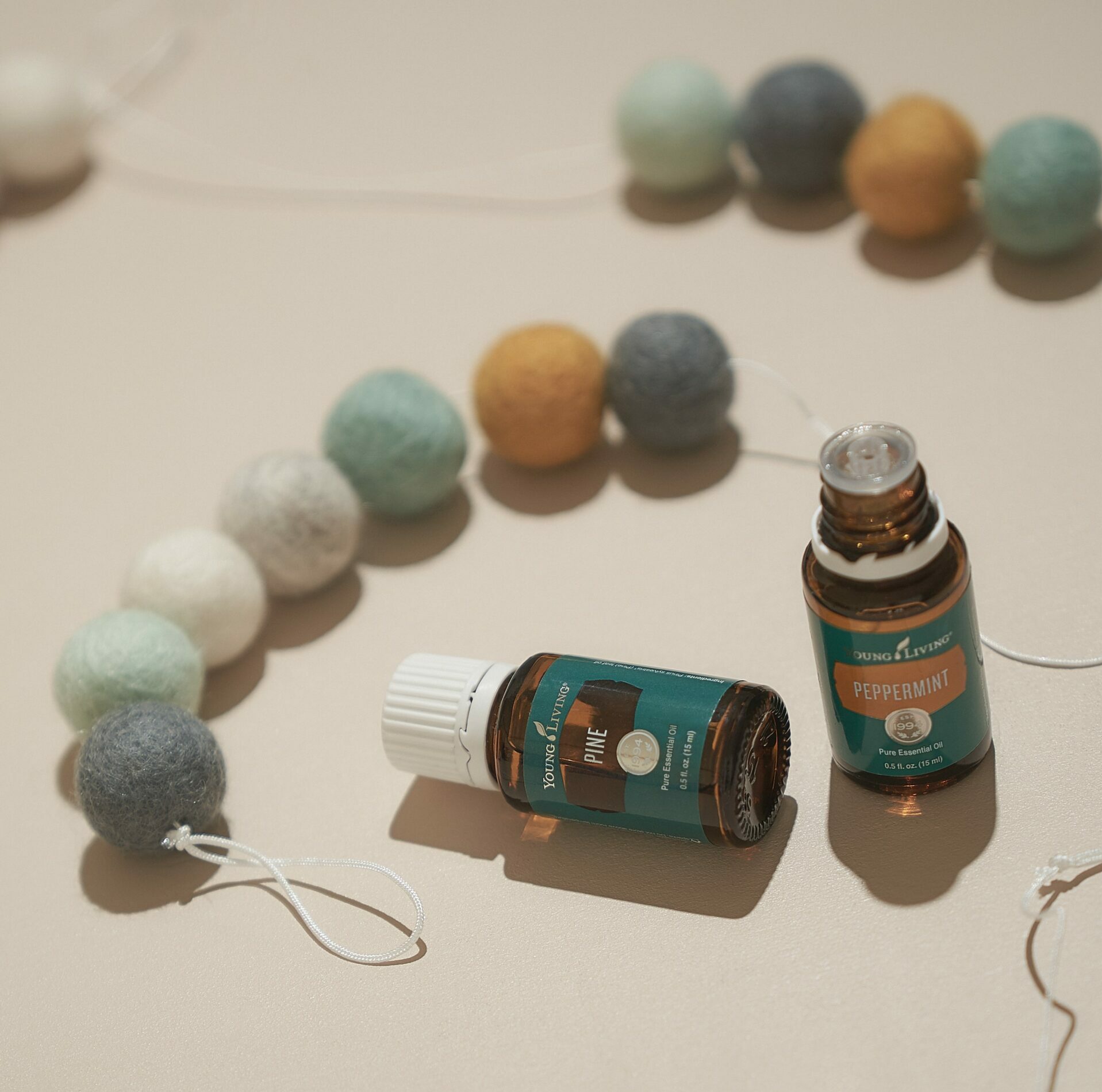 DIY garland with Peppermint & Pine Essential Oils - Young Living Lavender Life Blog 