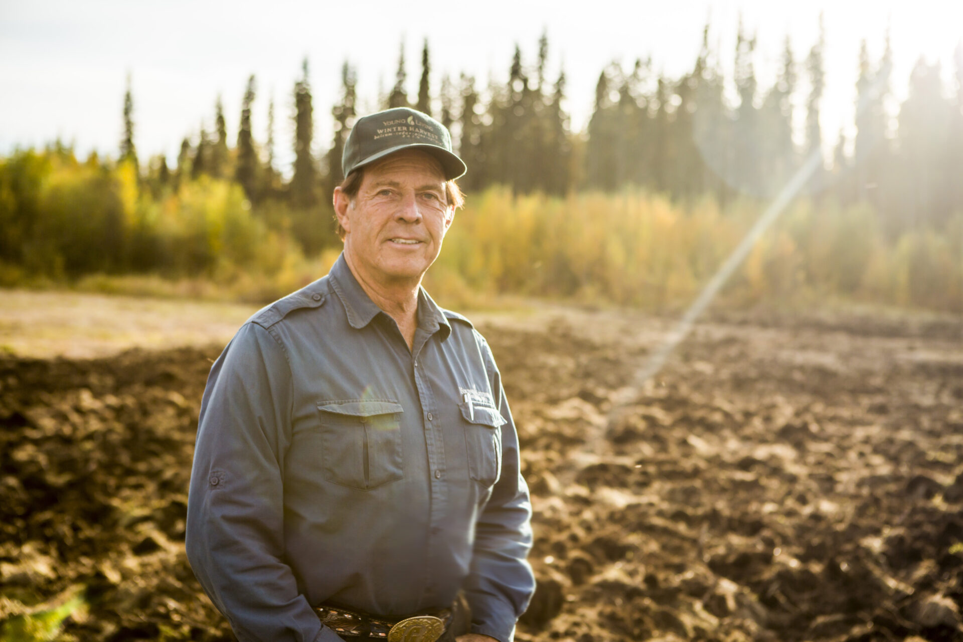 Gary Young at the Young Living Northern Lights Farm - Young Living Lavender Life Blog 