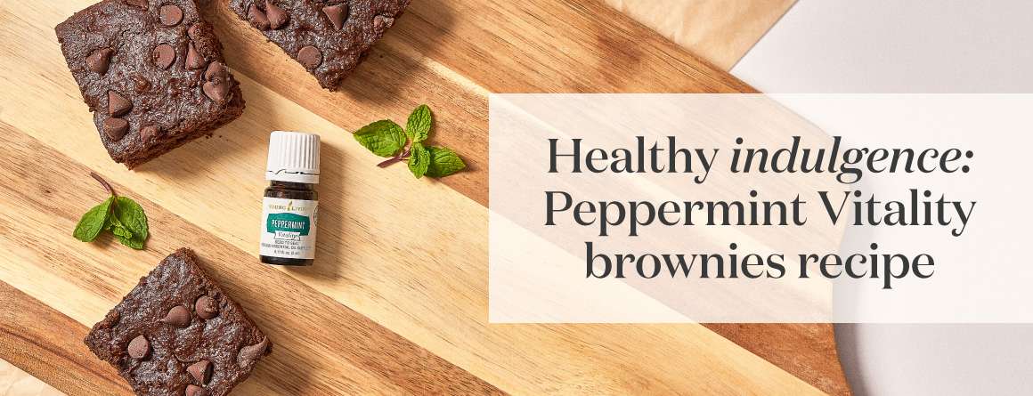 Healthy indulgence: Peppermint Vitality brownies recipe - Young Living Lavender Life Blog