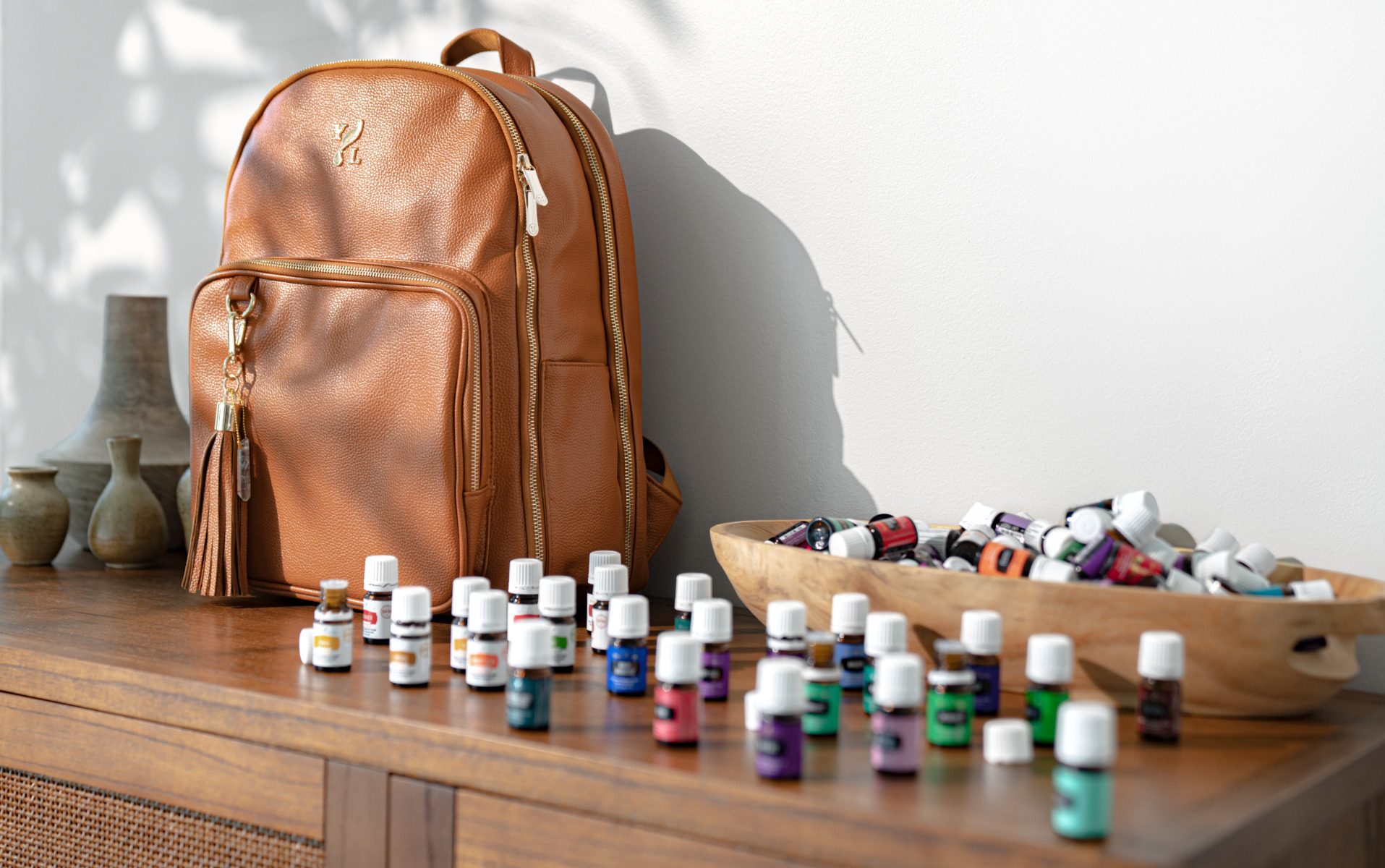 PremierAromaCollection Premier Aroma Collection sitting on table - Young Living Lavender Life Blog