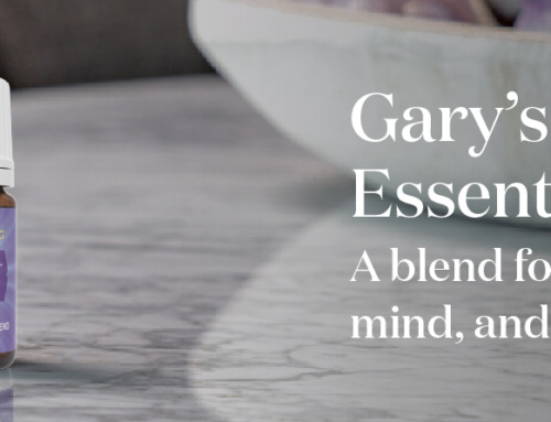 Gary’s Light essential oil blend—formulated for the body, mind, and soul