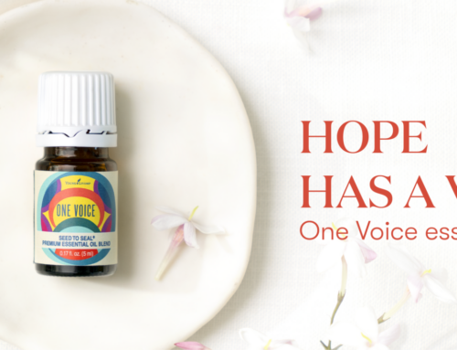 Hope has a voice: One Voice essential oil blend