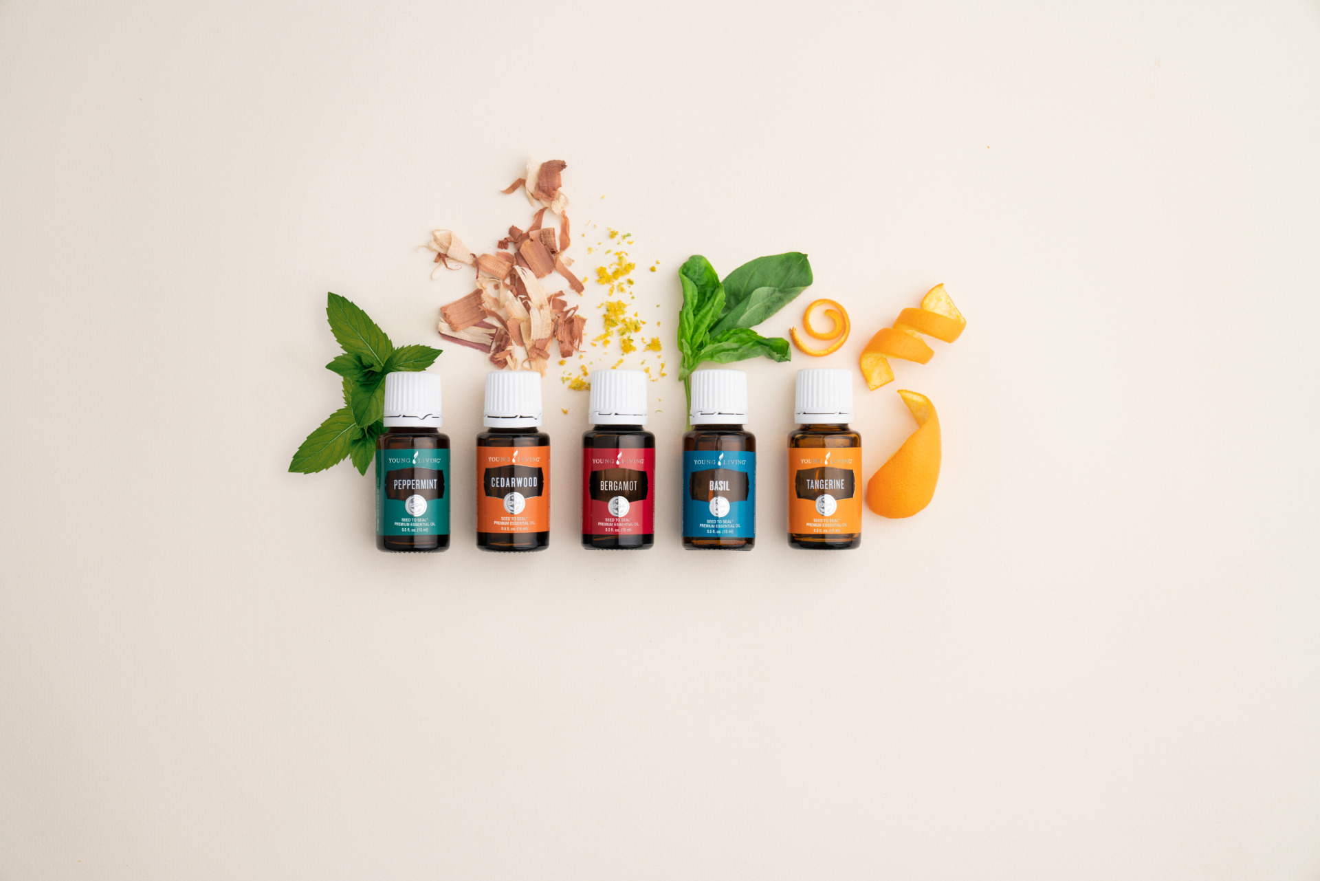 Essential oils with botanicals