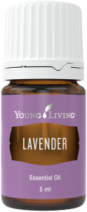 A bottle of Young Living Lavender Essential Oil