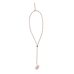 Rose Gold Quartz Necklace